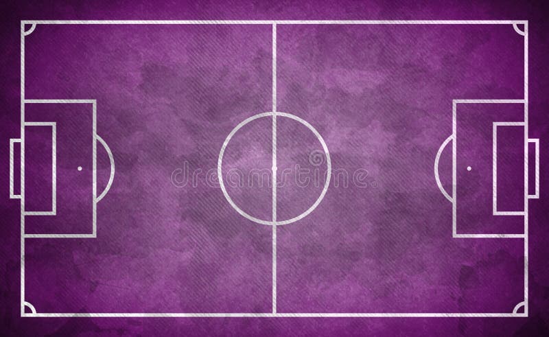 Campo de fútbol púrpura de la calle en el estilo del grunge - campo de fútbol ilustración del vector Campo de fútbol púrpura de la calle en el estilo del grunge - campo de fútbol ilustración del vector