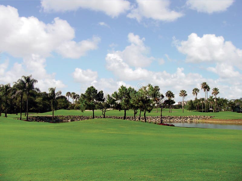 Campo de Golfe fotos de stock royalty free