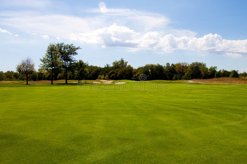 Campo de golfe fotos de stock