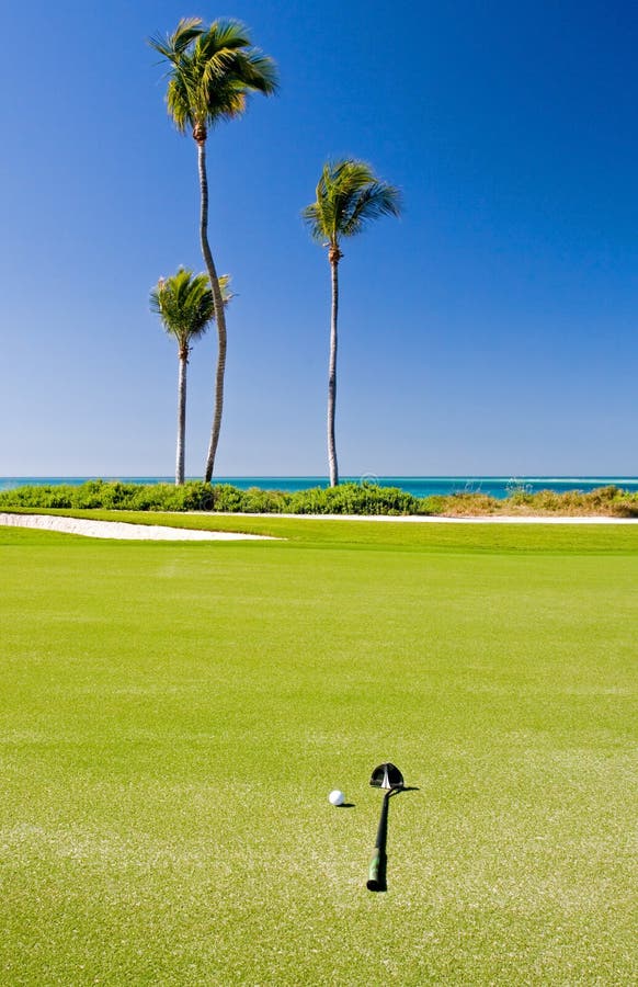 Campo de Golfe imagem de stock royalty free