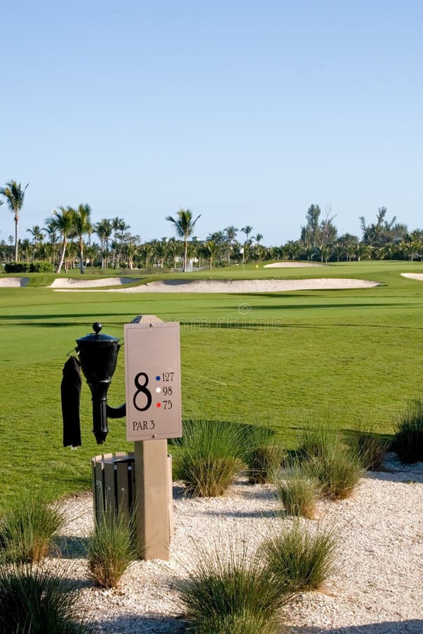 Campo de Golfe imagens de stock