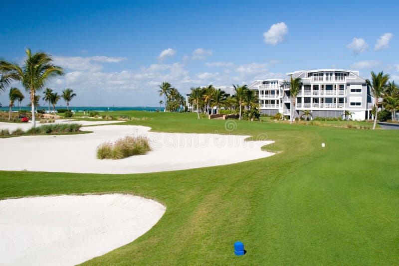 Campo de Golfe fotografia de stock