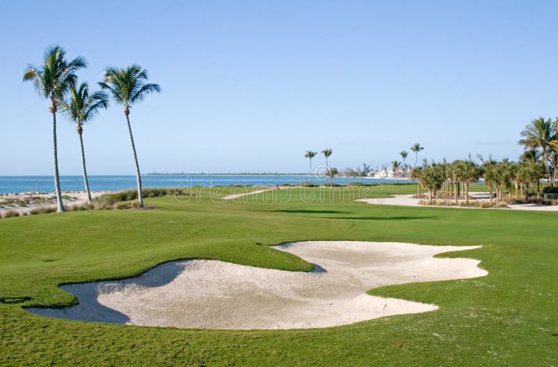 Campo de Golfe imagens de stock