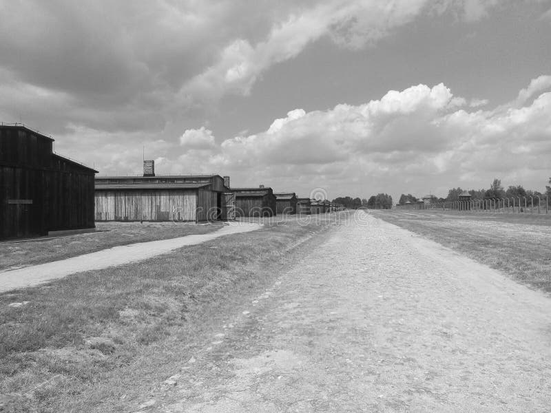 Campo di concentramento di Auschwitz fotografie stock libere da diritti Campo di concentramento di Auschwitz fotografie stock libere da diritti