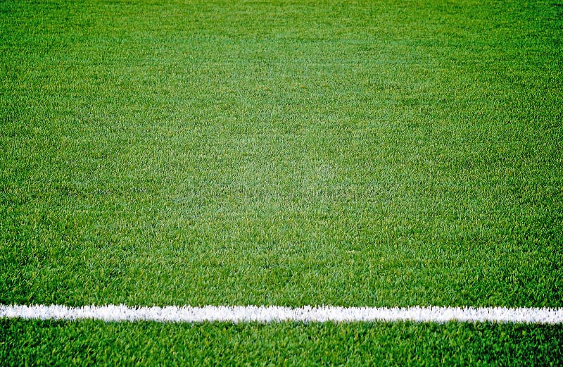 Il campo di erba di calcio di calcio