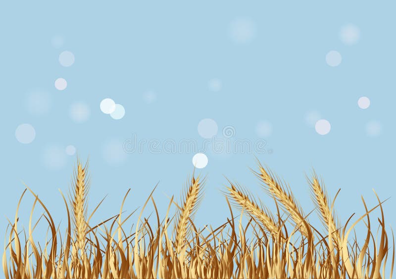 Campo di frumento illustrazione di stock Campo di frumento illustrazione di stock
