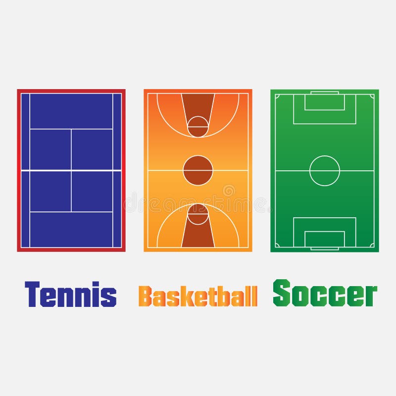 Campo di sport o calcio, backetball, fondo del campo di tennis La corte verde di vettore per crea il gioco illustrazione di stock Campo di sport o calcio, backetball, fondo del campo di tennis La corte verde di vettore per crea il gioco illustrazione di stock
