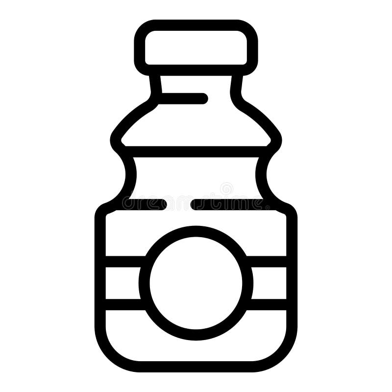 Image Details IST_22196_54173 - Camping thermo bottle icon. Outline camping  thermo bottle vector icon for web design isolated on white background.  Camping thermo bottle icon, outline style