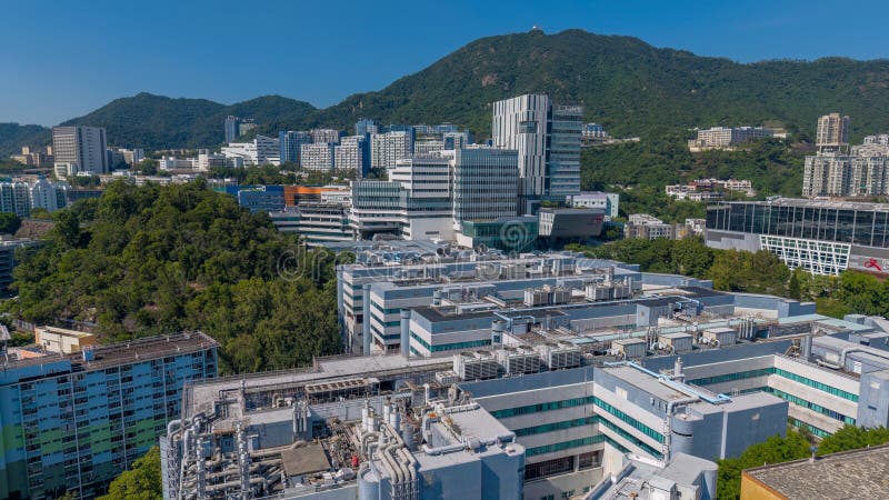 Campus at City University of Hong Kong royalty free stock images