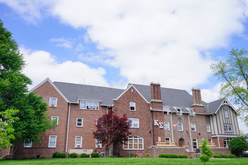 Campus universitário de Purdue fotos de stock