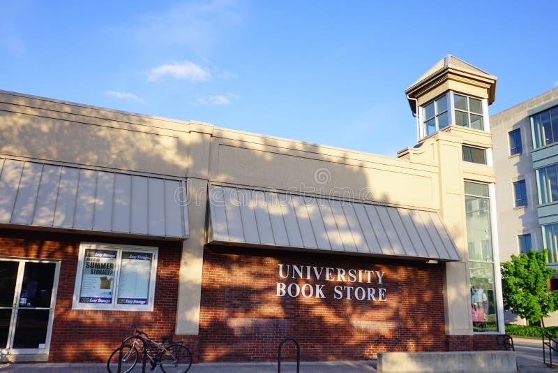 Campus universitário de Purdue: livraria foto de stock