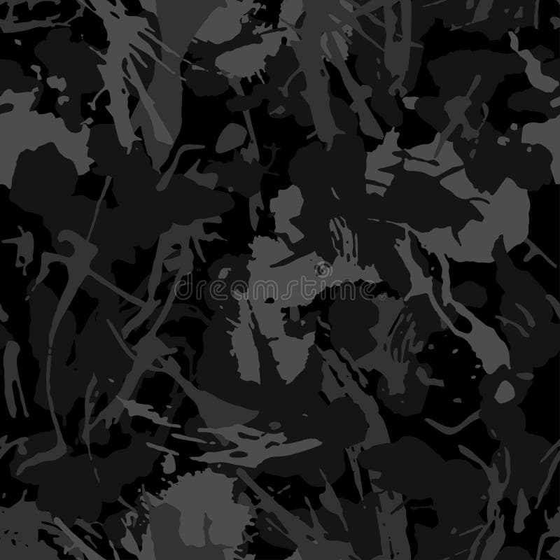 The Yard - Tela de camuflaje negro estilo camuflaje para tapicería, estilo  militar, para interiores y exteriores, tela decorativa geométrica abstracta