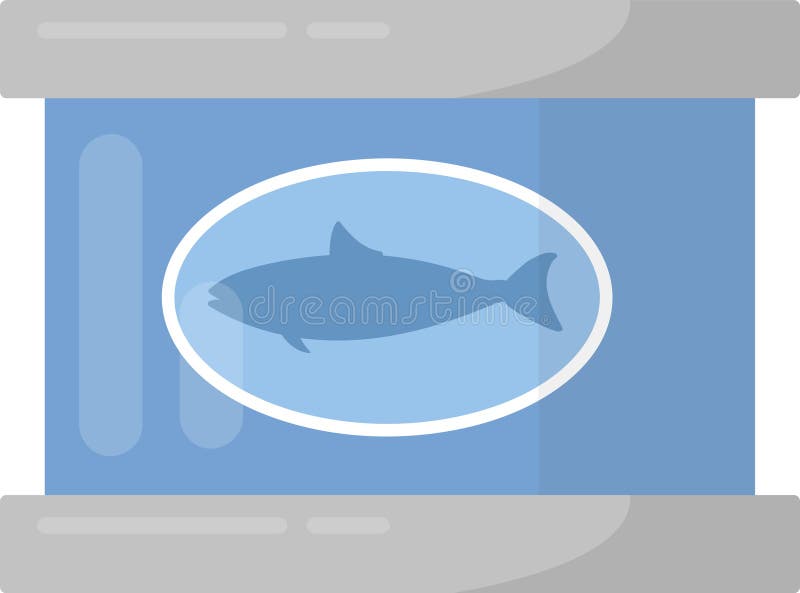 Can with Fish stock illustration. Illustration of tinned 302225909
