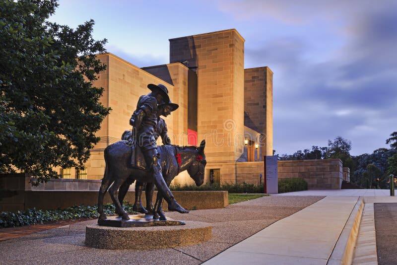 CAN War Memorial Statue Side rise