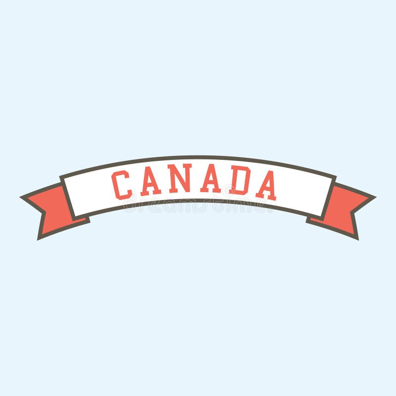 Canada Banner. Vector Illustration Decorative Design Stock Vector