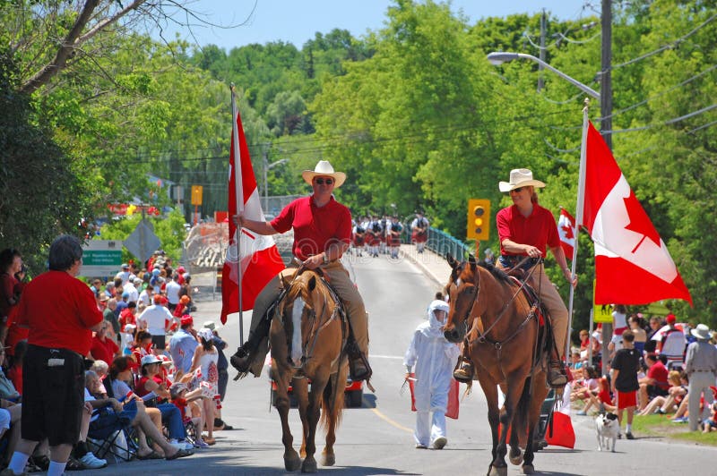 Canada Day in Glen Williams Editorial Stock Image Image of williams