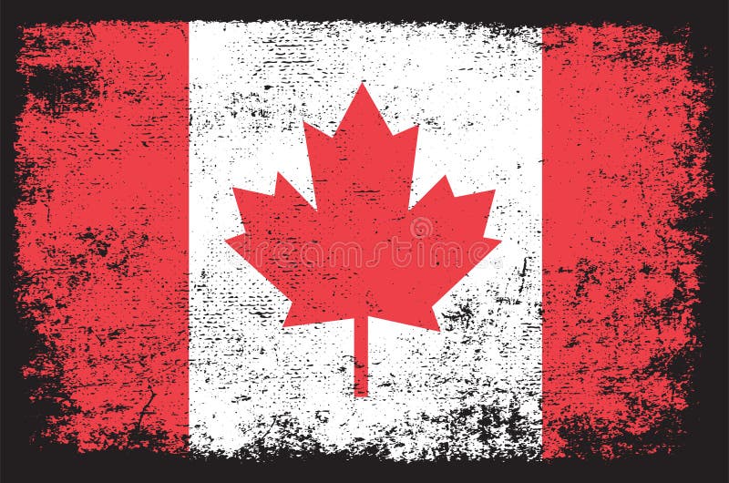 Canadian Flag Grunge Distressed Travel Bag Canadian Flag Grunge Distressed Travel Bag
