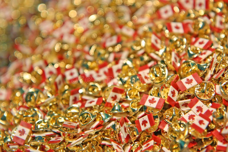 Canada pins for Canada Day on July 1 royalty free stock images Canada pins for Canada Day on July 1 royalty free stock images
