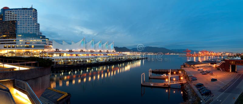 Canada Place Five Sails stock image. Image of downtown - 12855897
