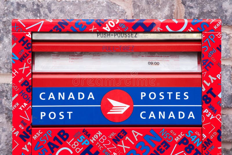 Canada Post Mail Box stock images Canada Post Mail Box stock images
