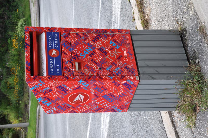 Canada post mailbox stock image Canada post mailbox stock image