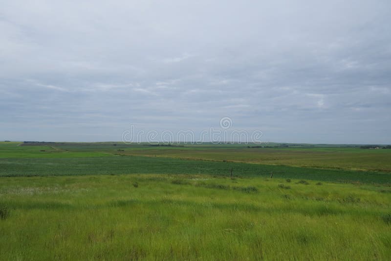 Canadees Prairieslandschap royalty-vrije stock foto's Canadees Prairieslandschap royalty-vrije stock foto's