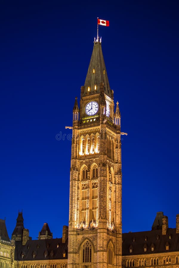 Canadese het Parlement hoofdstad van Canada Ottawa stock fotografie Canadese het Parlement hoofdstad van Canada Ottawa stock fotografie
