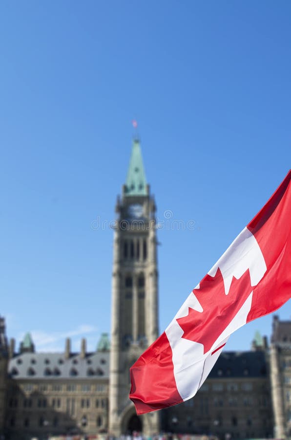 Canadian Flag Flies at Half Mast Stock Photo Image of memory, ontario