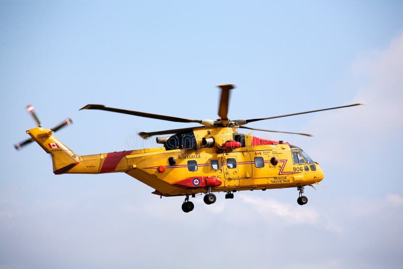 Canadian Forces Rescue Helicopter Editorial Stock Image Image 20732829