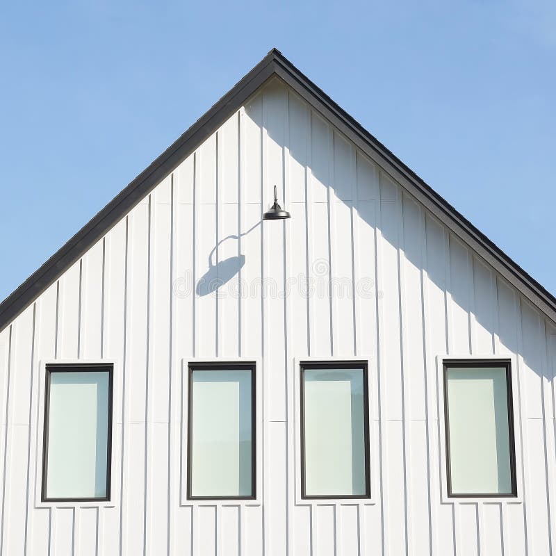 Canadian Home House Exterior Details White Board Batten Siding