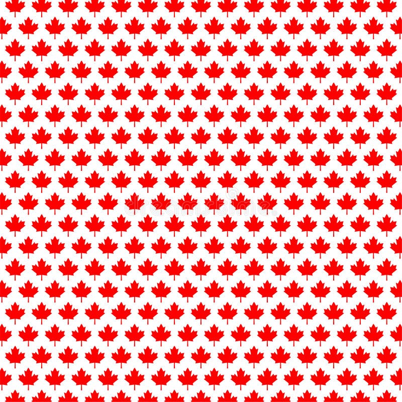 Canadian Maple Leaf Background Stock Illustration - Illustration of