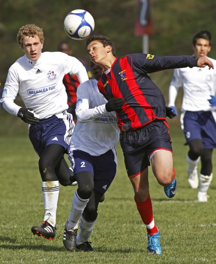 Canadian Soccer Quebec Head Ball Editorial Image Image of nationals