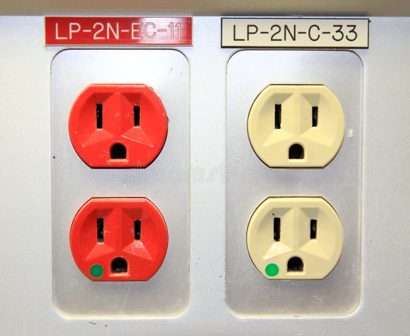 Canadian Sockets stock photo. Image of panel, canada 28897236