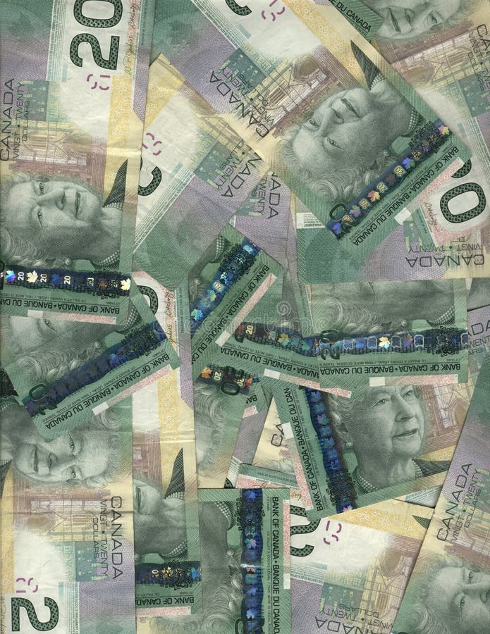 Canadian twenty dollar bills