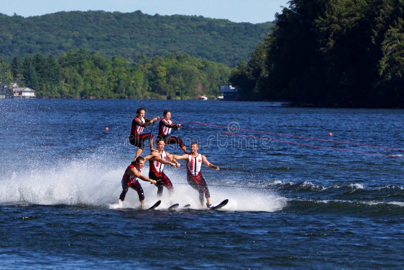 World Water Ski Show Tournament in Ontario, Canada on September 8, 2018