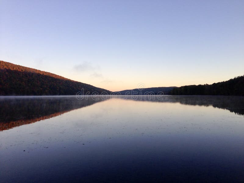 Canadice Lake, New York, at sunrise