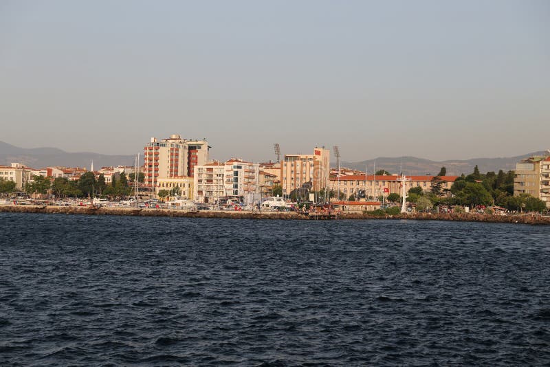 Canakkale City and Canakkale Strait in Turkey. Canakkale City and Canakkale Strait in Turkey