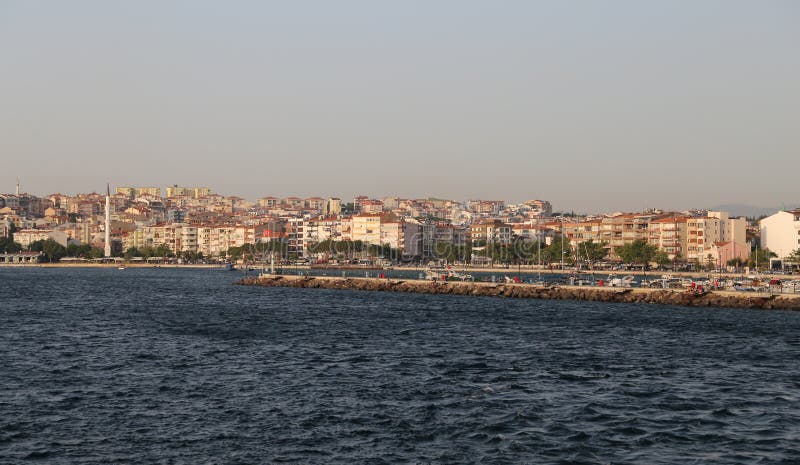 Canakkale City and Canakkale Strait in Turkey. Canakkale City and Canakkale Strait in Turkey