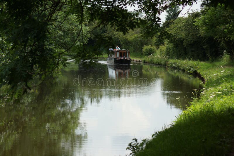 Canal Boat on Canal