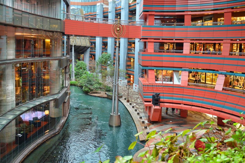 Canal City Hakata  is a shopping and entertainment complex in Fukuoka city. Attractions include 250 shops, cafes and restaurants, a theater, game center, cinemas, and two hotels. Japan, 04-06-2015. Canal City Hakata  is a shopping and entertainment complex in Fukuoka city. Attractions include 250 shops, cafes and restaurants, a theater, game center, cinemas, and two hotels. Japan, 04-06-2015
