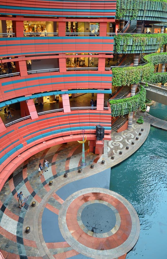 Canal City Hakata  is a shopping and entertainment complex in Fukuoka city. Attractions include 250 shops, cafes and restaurants, a theater, game center, cinemas, and two hotels. Japan, 04-06-2015. Canal City Hakata  is a shopping and entertainment complex in Fukuoka city. Attractions include 250 shops, cafes and restaurants, a theater, game center, cinemas, and two hotels. Japan, 04-06-2015