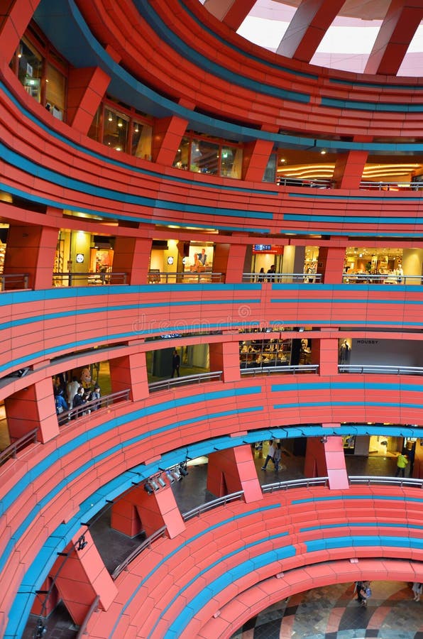 Canal City Hakata  is a shopping and entertainment complex in Fukuoka city. Attractions include 250 shops, cafes and restaurants, a theater, game center, cinemas, and two hotels. Japan, 04-06-2015. Canal City Hakata  is a shopping and entertainment complex in Fukuoka city. Attractions include 250 shops, cafes and restaurants, a theater, game center, cinemas, and two hotels. Japan, 04-06-2015