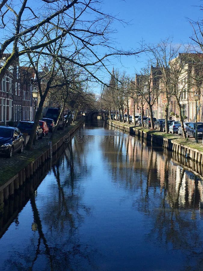 Canal de Edam, Amsterdão imagens de stock Canal de Edam, Amsterdão imagens de stock