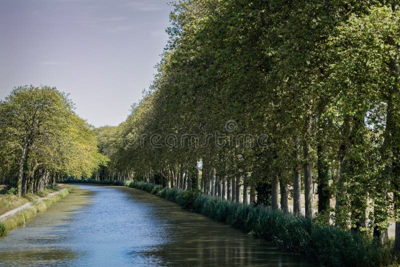 The Canal du Midi in Castelnaudary, Languedoc-Rousillon, France. The Canal du Midi in Castelnaudary, Languedoc-Rousillon, France.