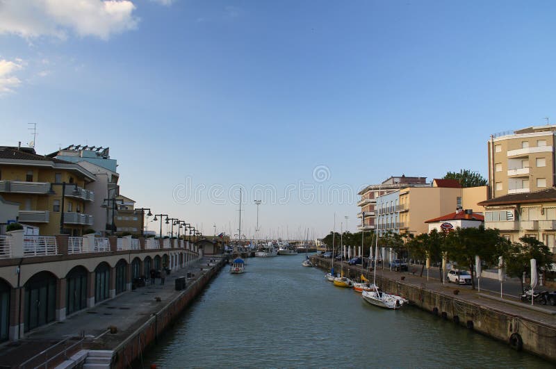 Canal in Gabicce Mare