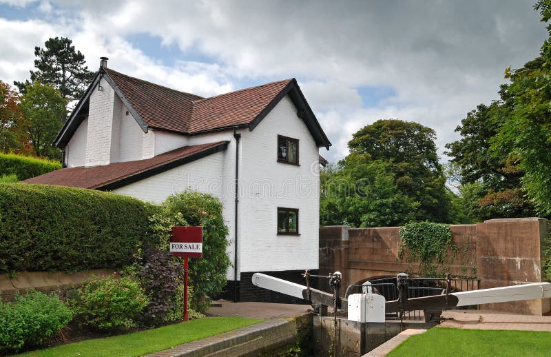 Canalside mooring bollard stock photo. Image of metal 4193912