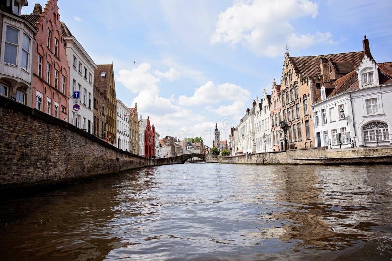 Canales Brujas Bélgica imagen de archivo libre de regalías Canales Brujas Bélgica imagen de archivo libre de regalías