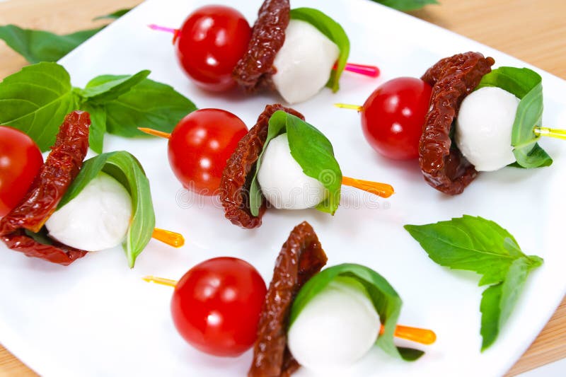 Canapés foto de stock