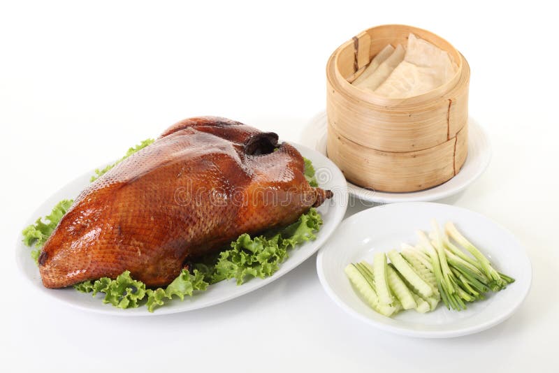 Canard et dim sum de Pékin image stock Canard et dim sum de Pékin image stock