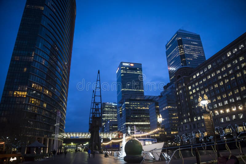 Canary Wharf, London, UK royalty free stock images Canary Wharf, London, UK royalty free stock images